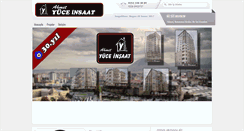 Desktop Screenshot of ahmetyuceinsaat.com